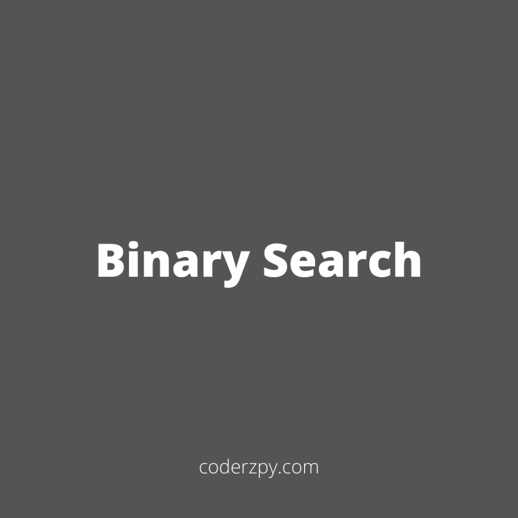 Binary Search