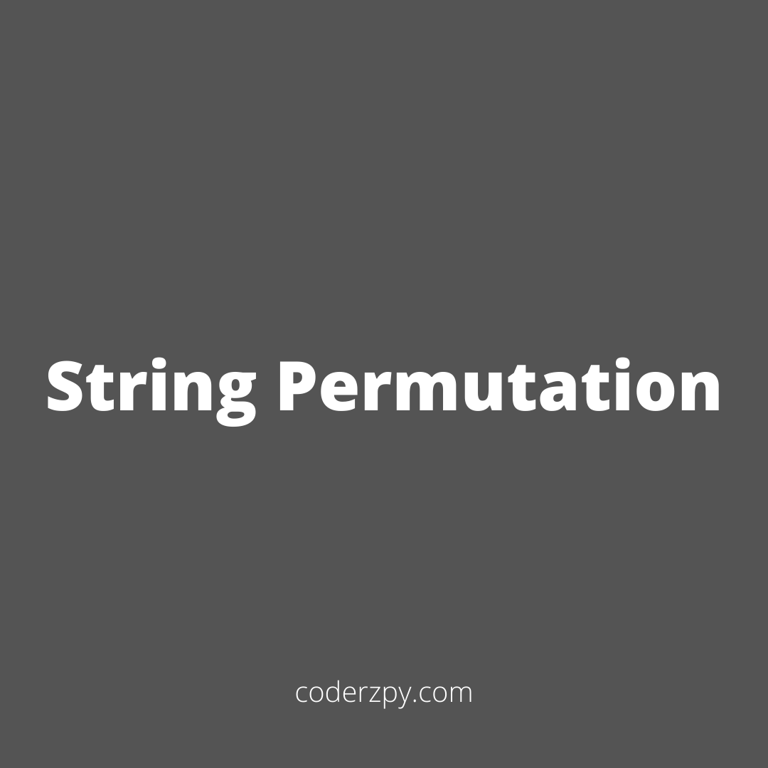 String Permutation